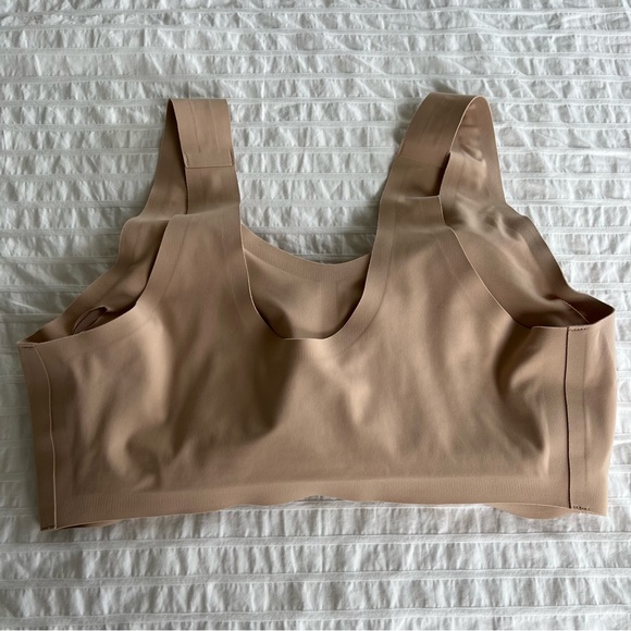 NWOT Aerie SMOOTHEZ Padded Scoop Bralette in Nude, L - Picture 7 of 12